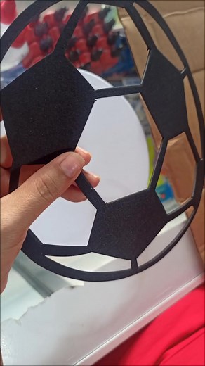 Balón de futbol en foamy #pasoapaso