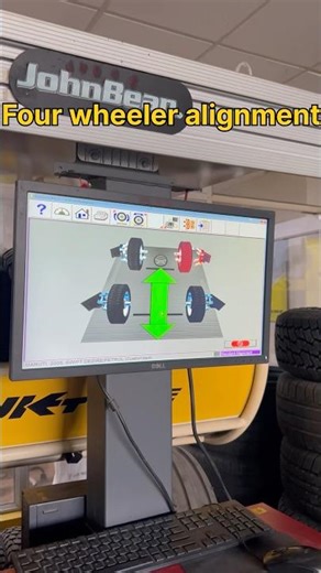 Alignment on 4 wheeler ￼video 😳💀☠️