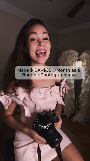 What if you could turn an old camera into $10K/month part-time… or $35K/month if you go all-in as a boudoir photographer? 📸 No fancy studio. Just you, your camera, and a passion for empowering women. Boudoir is one of the most lucrative (and fun) niches in photography, and I’ll show you how to start — even if your current “portfolio” is just selfies (or literally none at all). 😉 Here’s what I’ll show you step-by-step: ✅ 17 poses that ALWAYS sell ✅ How to package the photos experience for $2,00