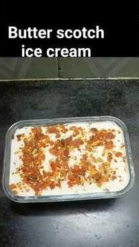 Butter Scotch Ice Cream Recipe. Butter Scotch Ice Cream Kaise Banaen.#icecream #homemade #easy #s...