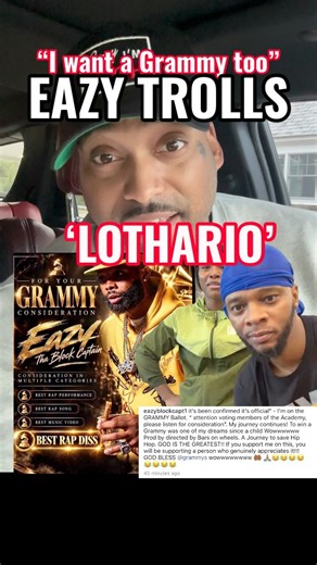 EAZY THE BLOCK TROLLS PAPOOSE! “LOTHARIO” DESERVES GRAMMY CONSIDERATION?! 😂🔥