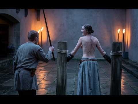 Woman Punished for Silent Rebellion | Medieval Punishments | Caning Punishment History | Flogging