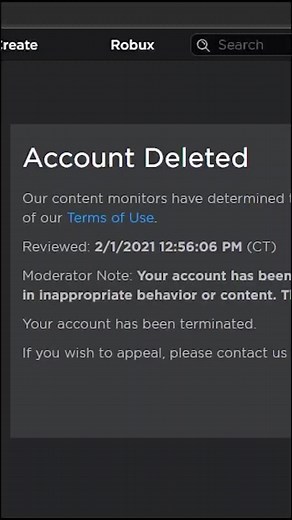 I was Terminated for nothing & @roblox are not responding to my emails! #help #fyp #foryou #roblox #rblx #entertainment
