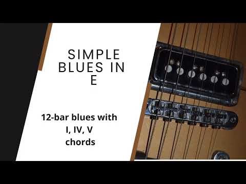 Simple Blues in E Major – Backing Track | 12-Bar Blues Jam Track for Guitar