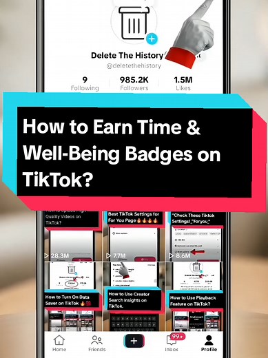 How to Earn Time & Well-Being Badges on TikTok