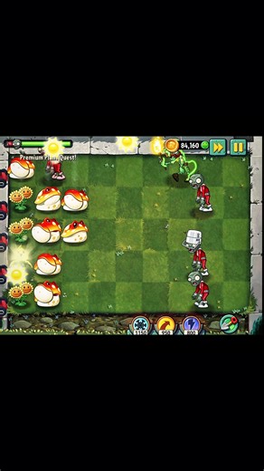 Toadstool vs Zombies /Premium Plant Quest in Pvz 2-Part 1😍#pvz2