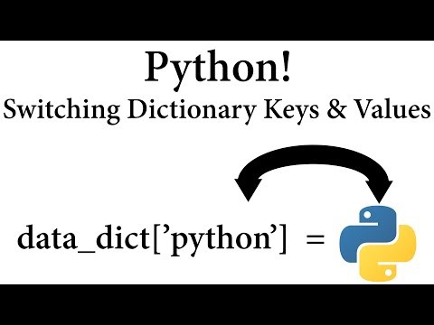 Python! Switching Dictionary Keys and Values