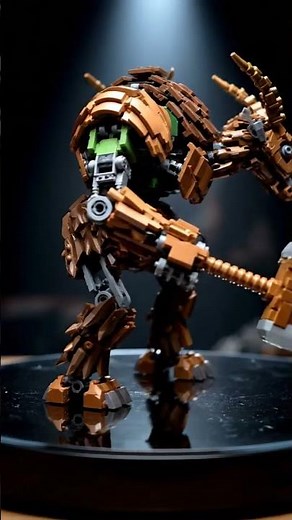 Crafting a Majestic LEGO Satyr Mech Warrior 🐐🤖 | Advanced Building Techniques!