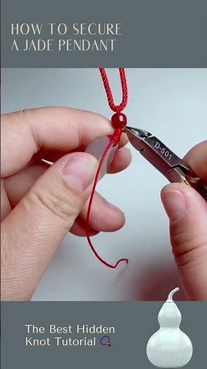 Easy DIY Pendant Necklace Knotting Guide Step by Step