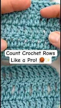 Learn the easiest way to count rows in crochet so your projects turn out perfectly every time! 🧶