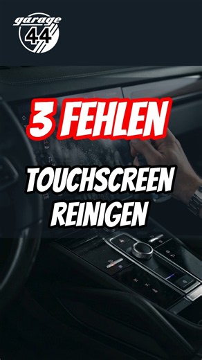 3 Fehler beim Touchscreen reinigen ❌