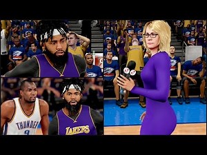 NBA 2K16 - My Career Doris Burke Wearing Her Colors For Me! | Western Conference Finals G1