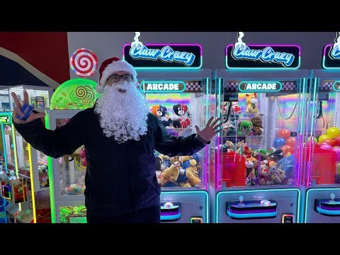 Santa Claus Faces The Claw Machines!