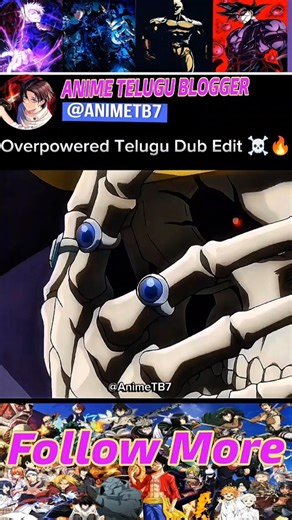 Rana Daggubati Voice In Anime Telugu Edit ☠️🔥 | Overpowered Character