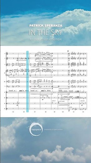 In the Sky (Patrick Speranza) – Percussion Ensemble