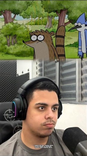 Skips Explains to Mordecai and Rigby How to Get Rid of the Were-Skunk Smell