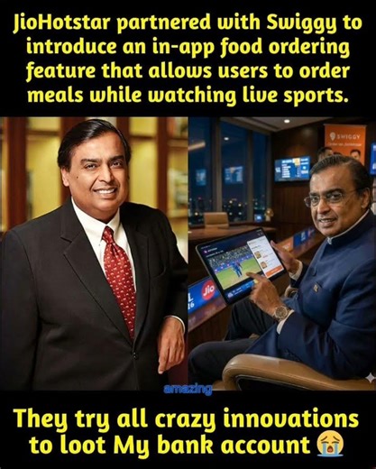 JioHotstar partnered with Swiggy to introduce an in-app food ordering feature that allows users to o