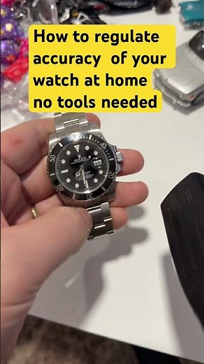 How to regulate your automatic watch at home with no tools