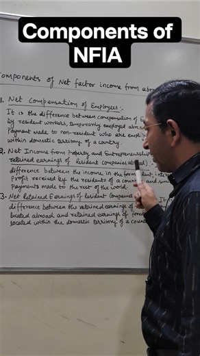 components of net factor income from abroad,Class-12th ,Macro Economics #important #macroeconomics