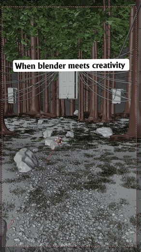 From an Empty Blender Scene to This 🌲