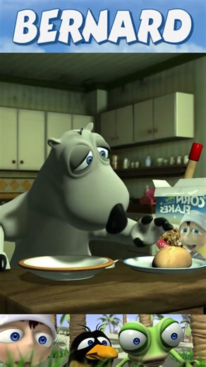 Funny Cartoon Animations for Kids: Bernard the Bear