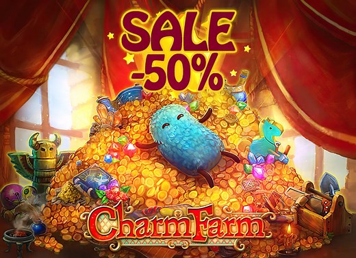 💎SALE💎 Get twice as much Gold and Rubies for the same price! Don't miss your chance to take advantage of the offer before the timer expires! Play Now: apps.facebook.com/charmfarm | Charm Farm