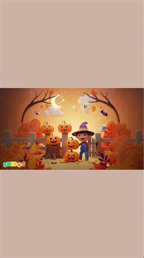 🎃 Five Little Pumpkins Sitting on a Gate! 🧱 Nursery Rhymes & ABC Song 🎶 #Shorts #KidsSongs