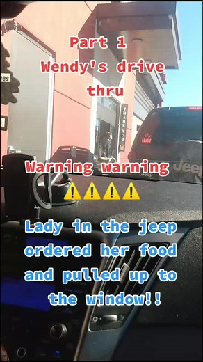 Warning ⚠️⚠️Jeep lady didn't wanna wear a mask in the Wendy's drive thru #antimaskers #wendysdrivethru #hangrygirl #manager #part1