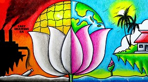 35K views · 642 reactions | Environment day drawing Global warming drawing Earth day drawing | Easy Drawing SA | Facebook