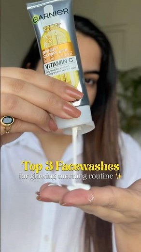 Which Face Wash Should You Use for Glowing Skin? My Top 3 Morning Routine Picks #facewash #skincare