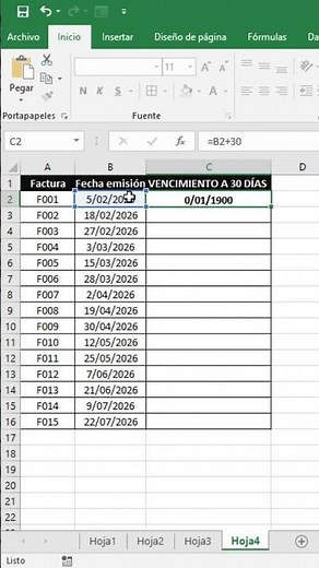 Automatically calculate expiration dates in Excel #excel #shorts