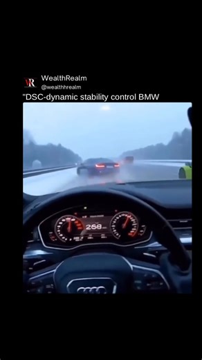 Business | Tech | Entertainment on Instagram: "DSC, or Dynamic Stability Control, is BMW’s invisible safety net. It constantly monitors steering angle, wheel speed, throttle input, and yaw to detect the first sign of a skid or loss of traction. If the car starts to slide, DSC reacts instantly by reducing engine power and applying precise brake pressure to individual wheels, keeping the vehicle stable and pointed in the right direction. It is one of the key systems that lets BMW cars stay fast, b