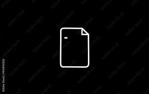 Animated of approvement Icon. Quality Check Icon, Checklist Framework. Animation of a clipboard with document paper listing and adding tick check mark icon.