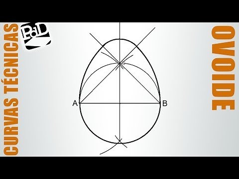 Trazar un ovoide (según su eje menor).