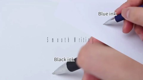 Custom Metallic Stylus Pens with Logo Printing, 7 Colors, Professional Ballpoint Pens for Business, Black and blue Ink (12 Count (pack of 1), White)