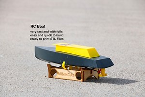 Beginner 3d-printable RC Boat With Foils – Instructions and Component List Included! - Etsy
