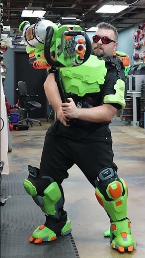Nerf Halo Zombie Strike Juggernaut Armor For Jared's Epic Blaster Battle 08