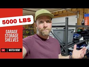 5000 lb Heavy Duty Garage Shelves – 71” Metal Storage Rack Setup & Review