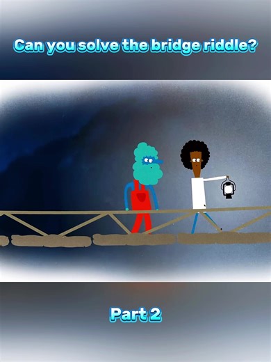Can you solve the bridge riddle? Part 2#usa #fyp #viral #foryoupage