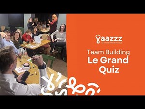 Le Grand Quiz : cohésion, rires & esprit de compétition | Team building Yaazzz