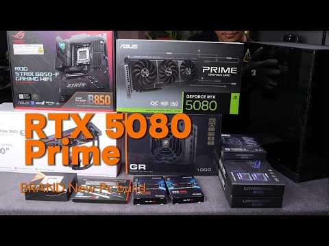 Let's build PC together tutorial using ASUS Prime RTX 5080