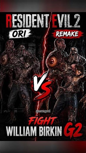 Resident Evil 2: ORIGINAL vs REMAKE | William Birkin G2 Boss Fight 🔥