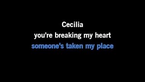 Karaoke Cecilia - Simon & Garfunkel - CDG, MP4, KFN - Karaoke Version