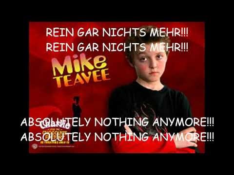 Charlie und die Schokoladenfabrik Mike Teavee German, German lyrics, English subtitles
