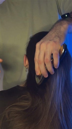 ASMR Hair Brushing Sounds ✨ Soft Brush Trigger for Relaxation