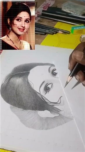 How to Draw Realistic Hair with Pencil | Easy Shading Technique