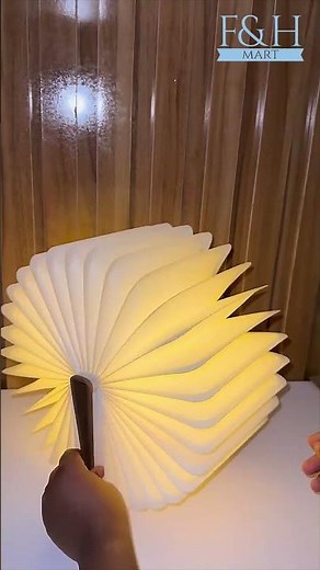This Book Is Actually a Lamp 😱 | Foldable LED Book Light Review & Unboxing