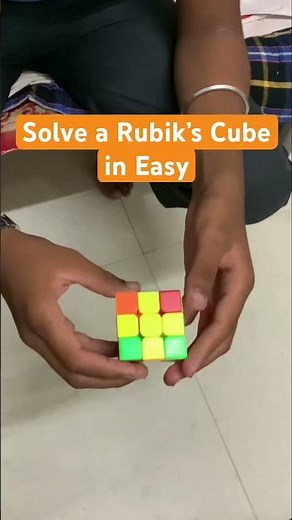 How to Solve a Rubik’s Cube in Easy Steps | Cube Solve Tutorial | Beginner Guide