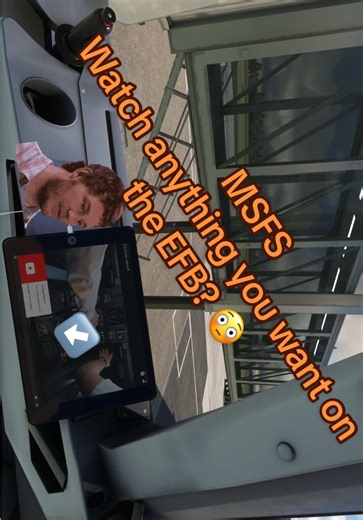 I cant believe this 😳 FS Labs A321neo lets you watch TV & Browse the Web Live on the EFB 😍 #MSFS2024 #FlightSimulator #cockpit #PilotLife #Avgeek #A321neo #FSLabs #msfs