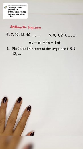 Understanding Arithmetic Sequence Explained with Examples